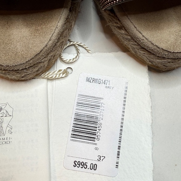 Brunello Cucinelli Espadrille Wedges Size 37 - Picture 8 of 8